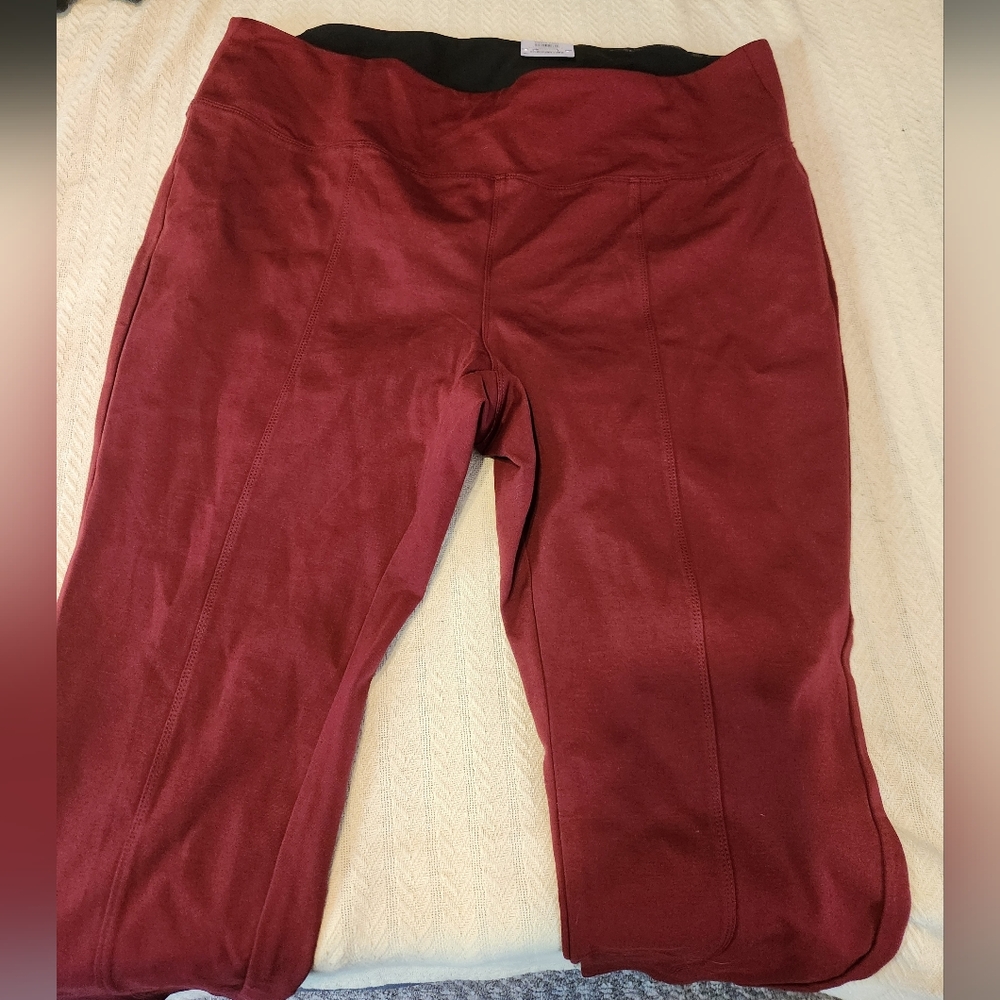 Style & Co. Deep Red Pencil Pants